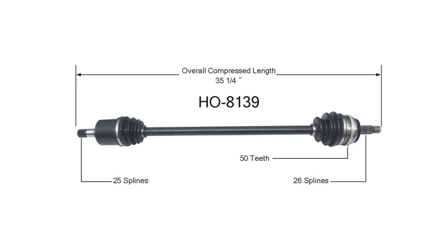 El nuevo eje del lado del conductor se adapta a Acura EL Honda Civic 2001-05