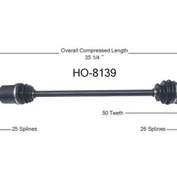 New Driver Side Axle Will Fit Acura EL Honda Civic 2001-05