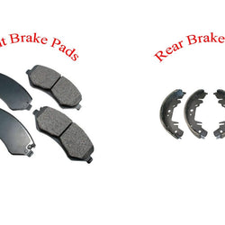 Caravan Voyager Town & Country Ceramic Front Pads & Brake Shoes CD856 B714