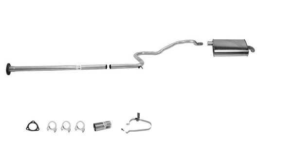 93-02 SL1 SC1 SW1 Saturn Sedan Coupe Wag SOHC Vin 8 Muffler Exhaust Pipe System