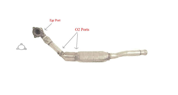 For Volvo 00-02 C70 FWD B5244T B5234T3 2.3L 2.4L Turbo Catalytic Converter