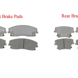 CD1056 CD1057 Ceramic Brake Pads, Front & Rear With single piston frt caliper