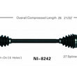 Nuevo eje de transmisión CV para Infiniti FX Series 4.5L 2003-08 delantero D