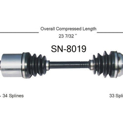 New CV Drive Axle Shaft Fits Saturn Ion 2003-07 Front Driver Side