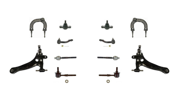 2001 XG300 99-01 Sonata Upper & Control Arm With Ball Joints Tie Rods 12Pc