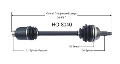 1991-1995 Acura Legend D/S nuevo eje de transmisión CV
