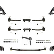 Four (4) Control Arms Center Link Tie Rods for 80-96 Chevrolet Caprice 16PC Kit