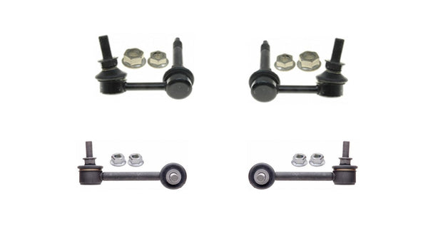Front and Rear Sway Bar Links For 2008 2012 2013 Infiniti G37 Rear Wheel Drive