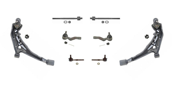 For 89-94 Maxima Lower Control Arms & Ball Joints Tie Rods Bushings 8Pc Kit