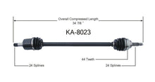 El nuevo eje Cv se adapta a la transmisión automática del lado del pasajero de Kia Rio 01-05