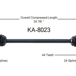 Brand New Cv Axle Will Fit Kia Rio 01-05 Passenger Side Automatic Transmission