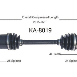 Brand New Cv Axle FIts KIA Rio 01-05 Driver Side Manual Transmission ONLY!!!