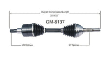 Driver Side CV Axle Shaft Fits Chevy & GMC Trucks 97-05 ZR2 Performance Pkge