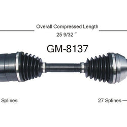 New Driver Side CV Axle Shaft Fits Chevy & GMC Trucks 97-05 ZR2 Performance Pkge