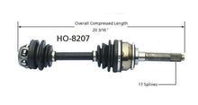 Nuevo eje de transmisión CV para SLX Trooper 1995-02 delantero D/P sin junta IB 4WD