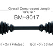 Eje de transmisión CV trasero izquierdo o derecho para BMW 525i 530i 535i 1989-1995