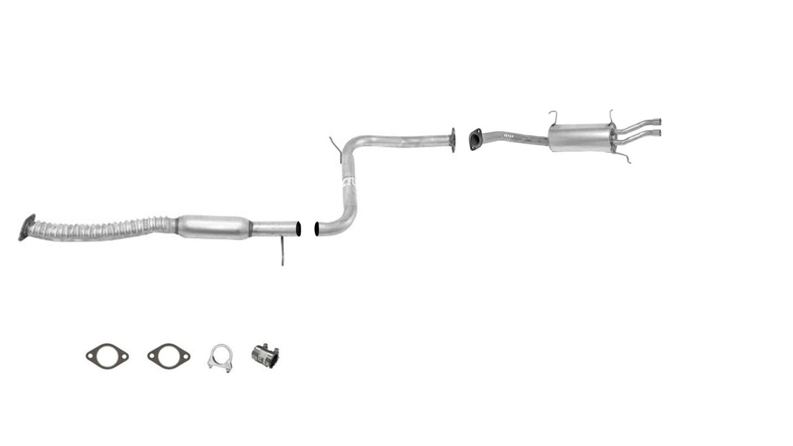 1991-1995 Ford Escort 1.8L Tracer LTS 1.8L DOHC Sistema de escape silenciador de motor 