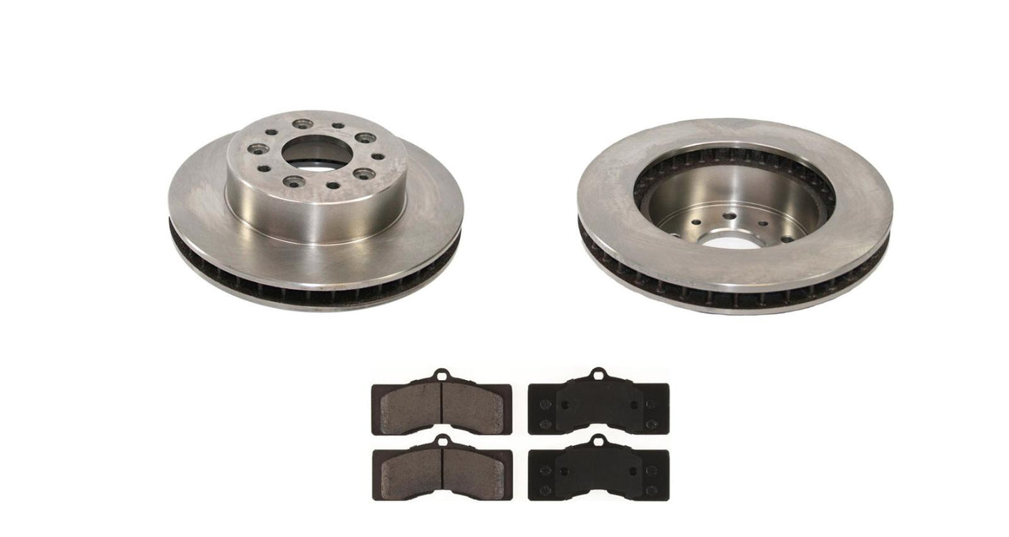 For 1965-1982 Chevrolet Corvette Front Brake Rotors & Pads 5544 102.00080