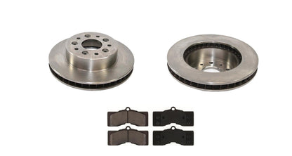 For 1965-1982 Chevrolet Corvette Front Brake Rotors & Pads 5544 102.00080