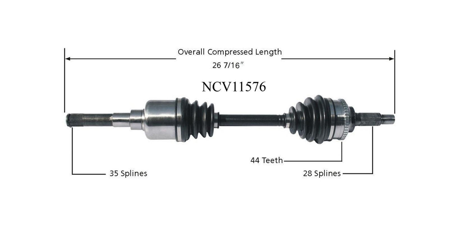 Brand New Front Driver Side CV Axle FIts Escape Tribute Mariner