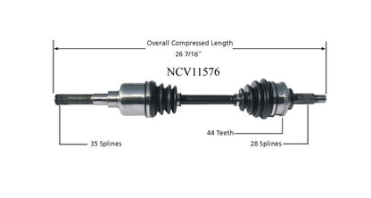 Brand New Front Driver Side CV Axle FIts Escape Tribute Mariner