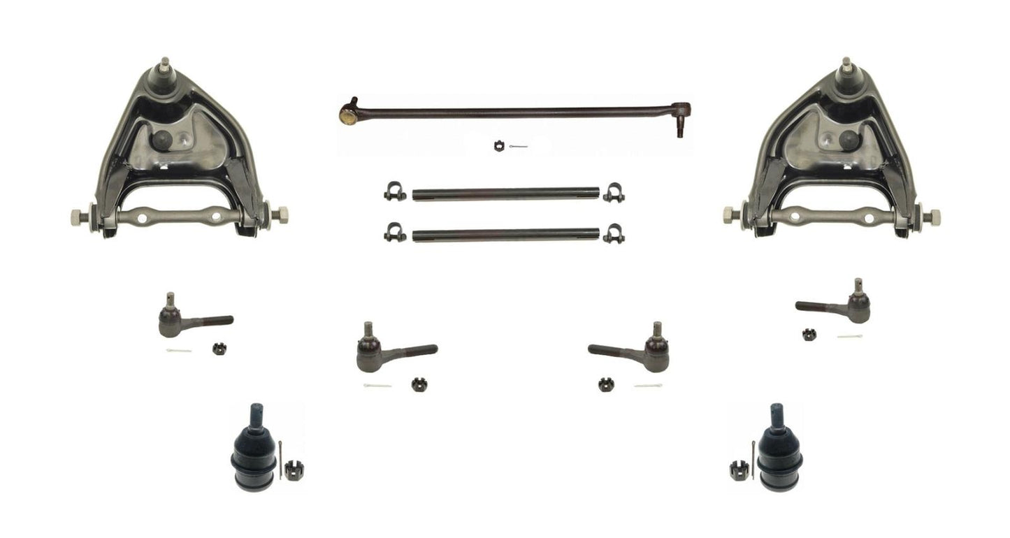 Se adapta a Dodge 79-93 Ram Van B100 B150 (2) brazos de control superiores Kit de chasis de 11 piezas