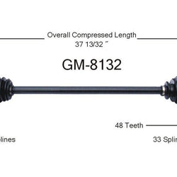 New CV Drive Axle Shaft Fits Chevrolet Cavalier Sunfire 1995-99 Front P
