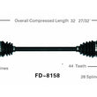 New CV Drive Axle Shaft Fits Ford Edge Lincoln MKX AWD 2007-10 Rear D