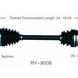 New CV Drive Axle Shaft Fits Land Rover Freelander 2002-05 Front Driver Side