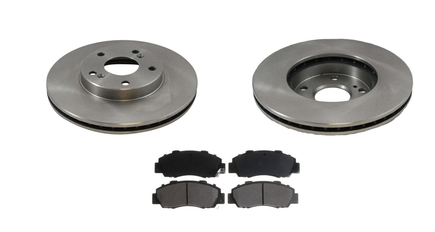 Fits For Honda 1998-2002 Accord V6 3.0L Front Brake Rotors & Ceramic Pads
