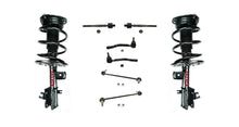Front Complete Struts Sway Bar Liks and Tie Rods for Nissan Altima 3.5L 07-12