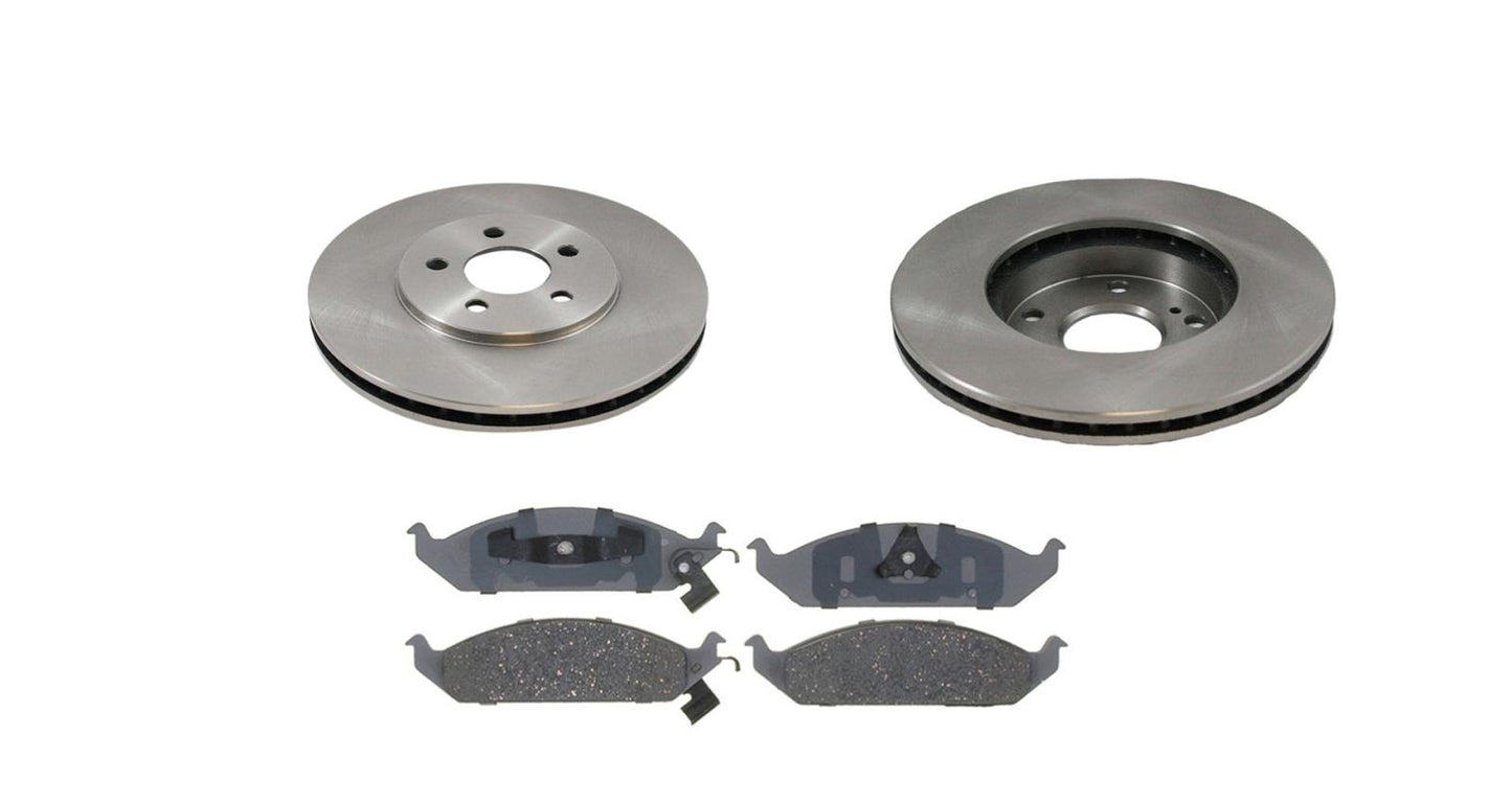 Marca de calidad (2) 5361 Rotor de freno de disco delantero con pastillas de cerámica CD650 