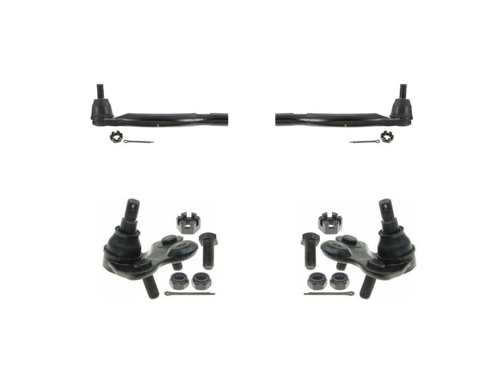 2006-2011 Civic Outer Tie Rod Ends and Front Lower Ball Joints 4Pc Kit