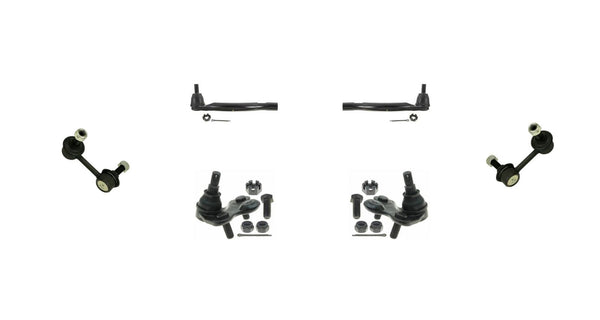 2006-2011 Civic Sway Bar Links Tie Rod Ends Ball Joints 6Pc Kit