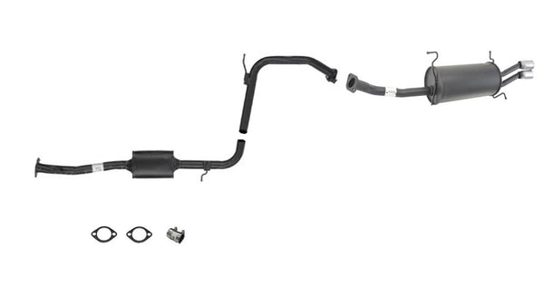 1990-1994 Mazda 323 Protege DOHC Sistema de escape silenciador 61328 62803