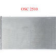 Radiador OSC 2510 2001-2003 GM 6.6L Turbo Diesel HD Refrigeración máxima