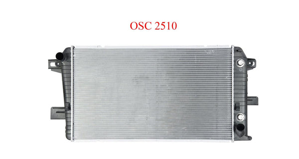 Radiador OSC 2510 2001-2003 GM 6.6L Turbo Diesel HD Refrigeración máxima