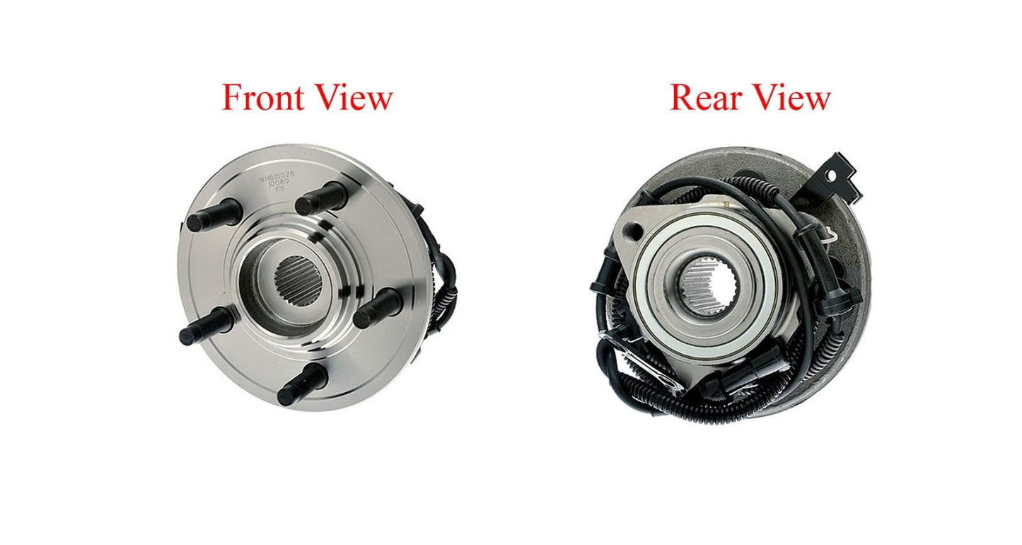 (2) Front Explorer Mountainner 515078 Wheel Bearing and Hub Assembly, Front (2)