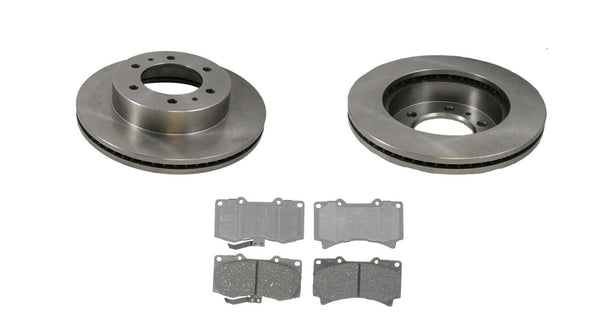 Fits 2006-2010 Hummer H3 H3T 06-10 Front Brake Rotors & Front Ceramic Pads