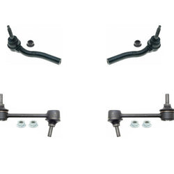 Se adapta a 03-07 CTS (2) barra de acoplamiento exterior (2) eslabones de barra estabilizadora delantera KIT de 4 piezas