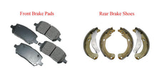 Front Ceramic Brake Pads & Brake shoes Fits 09-2010 Chevrolet Cobalt 4 Lug Rotor