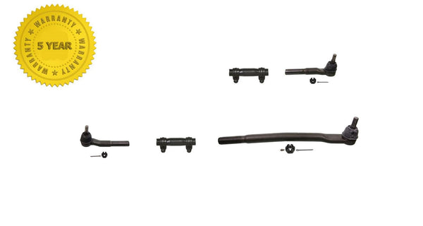 3 Tie Rods ES800465 ES800484 483 / Fits 08-10 F250 F350 Super Duty 2 Wheel Drive