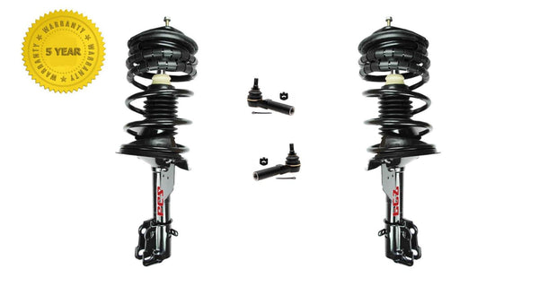 LeBaron Yorker Puntal de resorte rápido delantero y varillas de amarre de rótula de montaje