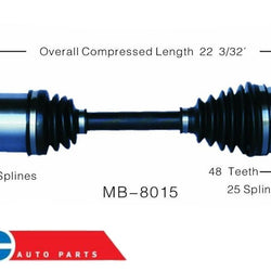 New CV Drive Axle Shaft Fits Mercedes E-320 4Matic 98-99 4Matic Passenger Side