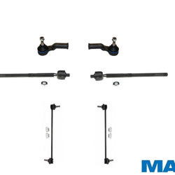 Fits C30 C70 S40 V50 6Pc Tie Rod & Sway Bar Kit REF# ES800860 861 458 K80880