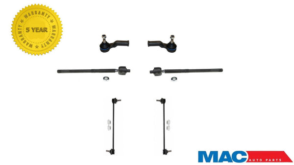 Fits C30 C70 S40 V50 6Pc Tie Rod & Sway Bar Kit REF# ES800860 861 458 K80880