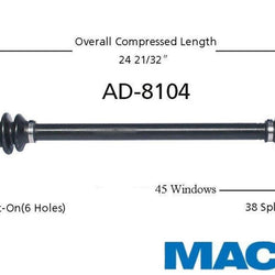 New CV Axle Shaft Fits Audi A4 QUATTRO 2002 Front Passenger Side M/T FTZ!!!