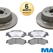 Rear Brake Rotor & Ceramic Rear Pads Fits GM SUV & S10 Rear Wheel Drive Disc