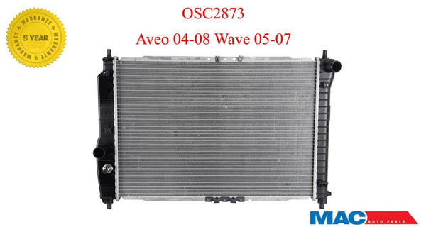 Radiador de refrigeración OSC 2873 compatible con Aveo Wave con CA