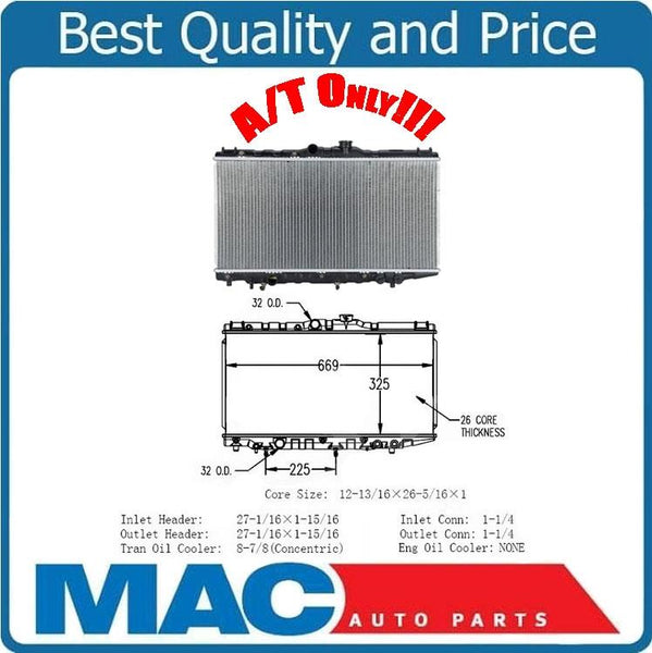 PRIZM &amp; COROLLA 88-92 ¡¡¡Radiador nuevo con transmisión automática SOLAMENTE!!!